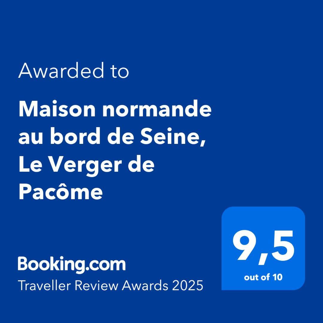 Anneville-Ambourville Maison Normande Au Bord De Seine, Le Verger De Pacome מראה חיצוני תמונה